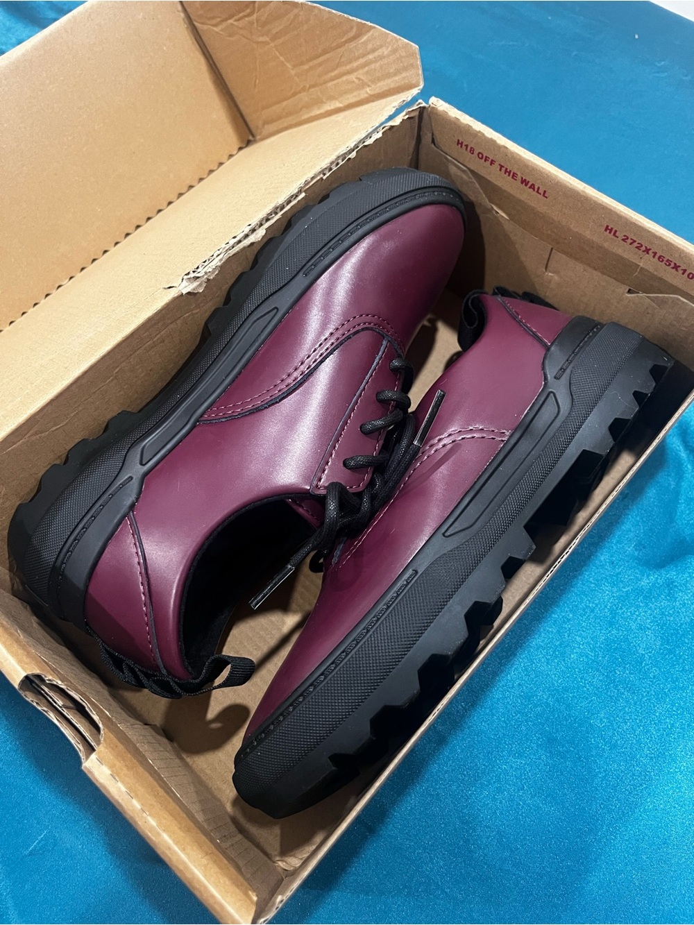 Vans Colfax Low UltraCush Port Royale Burgundy Leather Shoes